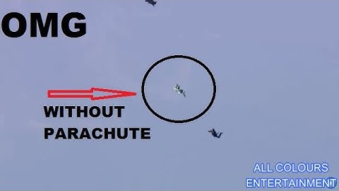 Skydiving without parachute
