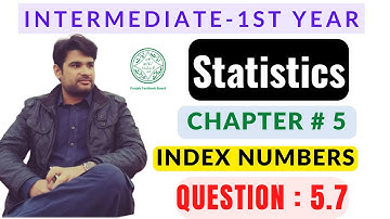 Class 11 Statistics, Ch 5 Question 5.7 | Calculation of  Index Numbers using Average price as base |