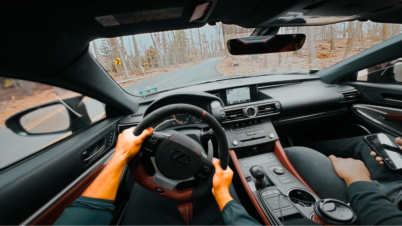 Lexus RCF 500 л.с.: поездка по проселочным дорогам от первого лица — УЖАСНО громко?!!