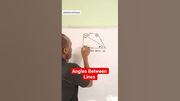 How to find the angles between lines #lines #angles #mathswithgpad #sat #gcse #igcse