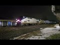 Westbound Amtrak Lake Shore Limited (49) - AMTK 123, 90 - Fairport Junction, Fairport NY - 2/21/26