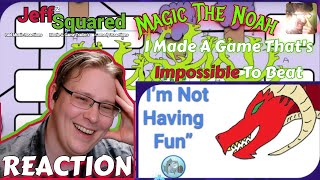 I Made A Game That's Impossible To Beat | REACTION (Magic The Noah) screenshot 3