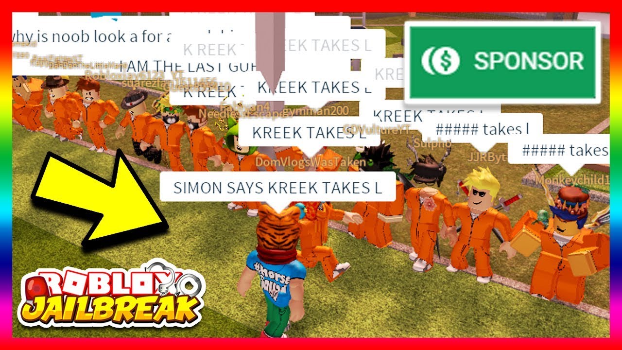 Roblox Jailbreak Simon Says Hide And Seek Sponsor Stream - roblox jailbreak simon says and hide and seek winner get safe