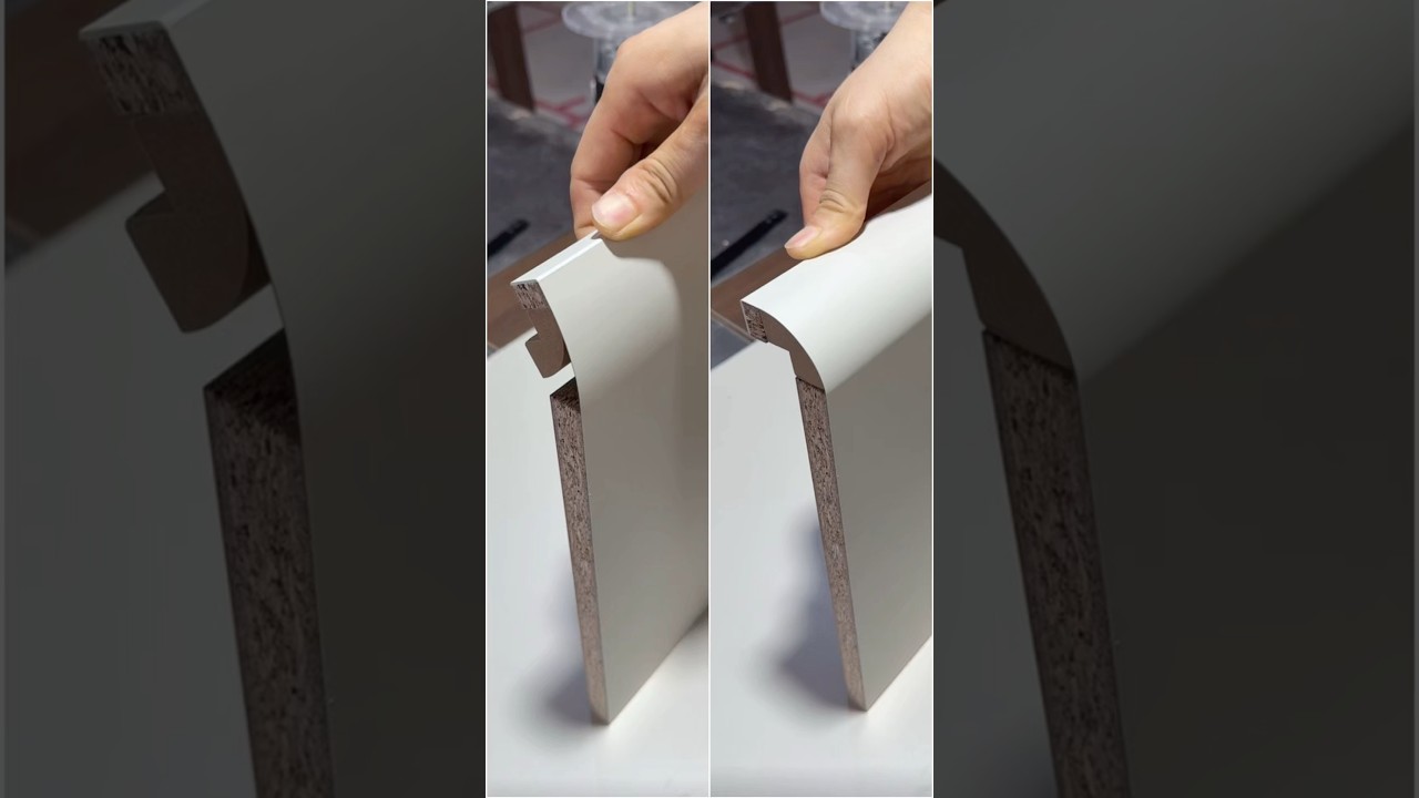 Smooth and perfect curved corner joinery — DIY like a pro! 🪵✨ 