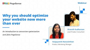 An Introduction to Conversion Optimization and Zoho PageSense