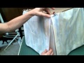 How to Make an Ottoman Cover - Short Version