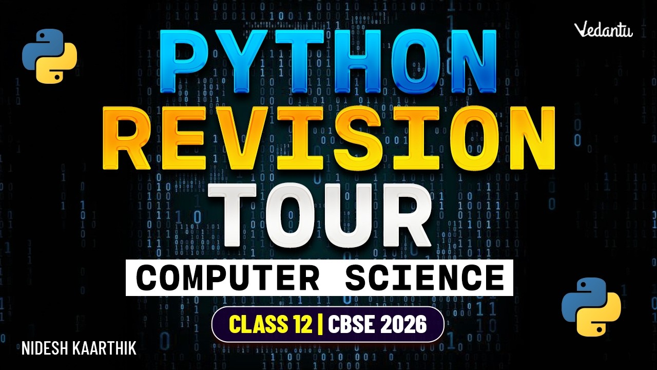 Python Revision Tour | Computer Science | Class 12 CBSE 2026 | Nidesh ...