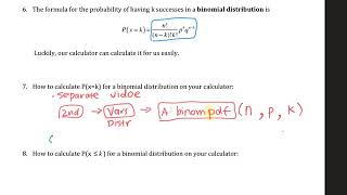 WS14 Binomial Distribution