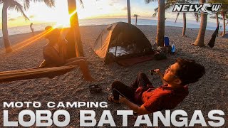 MOTO CAMPING | LOBO BATANGAS BEACH | HONDA CLICK