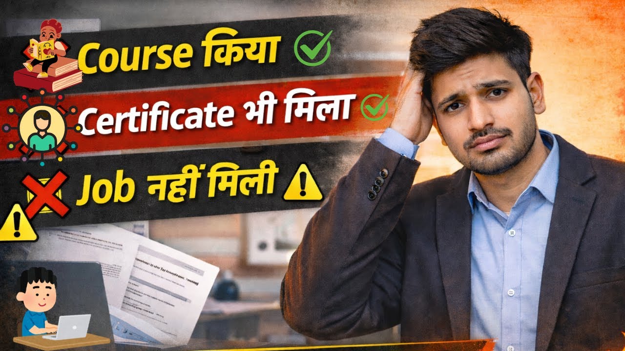 Computer Course किया JOB नहीं मिली | क्यूँ नहीं मिली नौकरी | क्या करे | क्या गलती की जो नौकरी नहीं