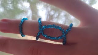Туториал на кольцо💍 #handmade #кольцо #бисер #хобби #beads #jewelry #своимируками #туториал