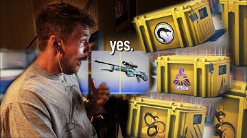 I opened cases for the first time in Counter Strike 2...