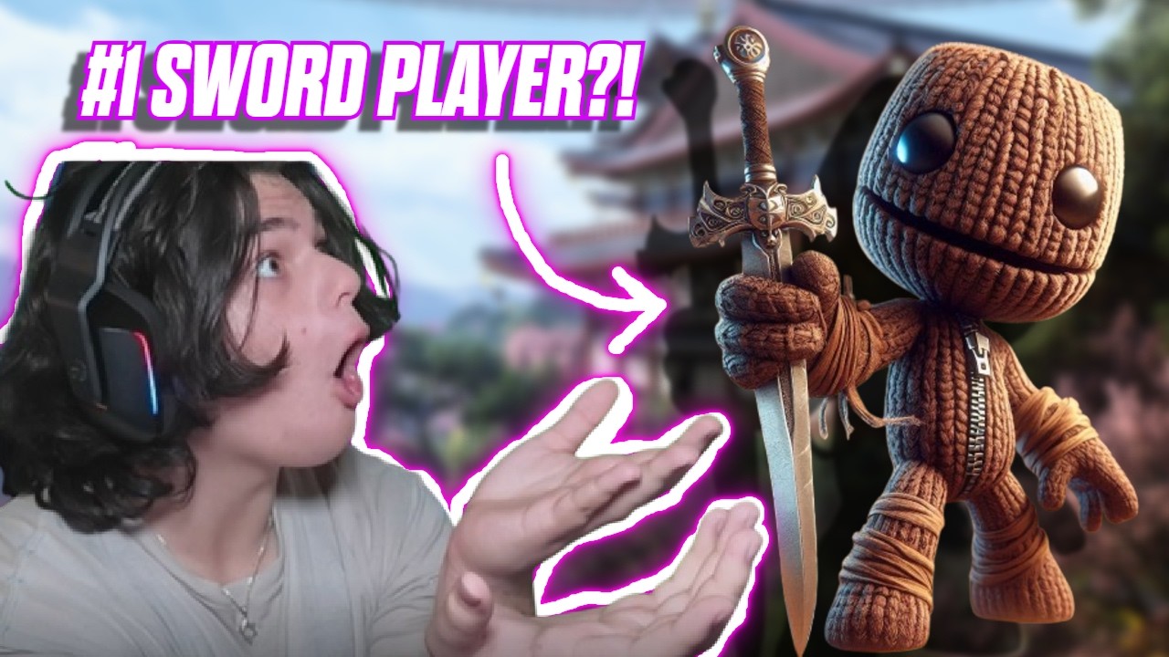 Игрок номер 1 по фехтованию на мечах учит меня побеждать.