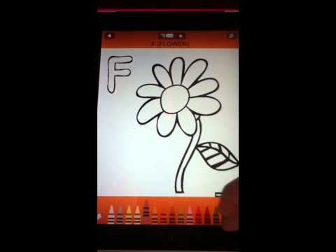 School Coloring App For IPad IPhone ITouch Alphabet Numbers Planets Presidents More 