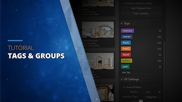 Tags & Groups in Virtual Tour Projects