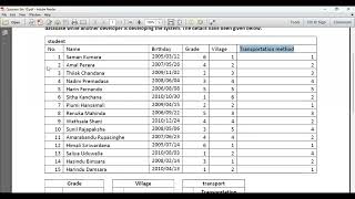 Create a Database and Table using Workbench.Graphically insert data into the table and search data