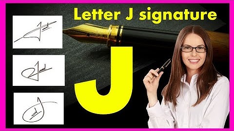 Ideeën voor handtekeningen voor de letter J | J-handtekeningstijl