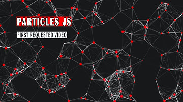 How To Use Particle Js As Background In Website @Tonudipa Coding