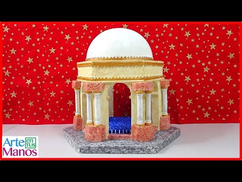 ? Cómo Hacer una BÓVEDA ROMANA con Cúpula para BELENES (paso a paso) DIY