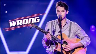 Evert  'Wrong' | The Blind Auditions | The Voice van Vlaanderen | VTM