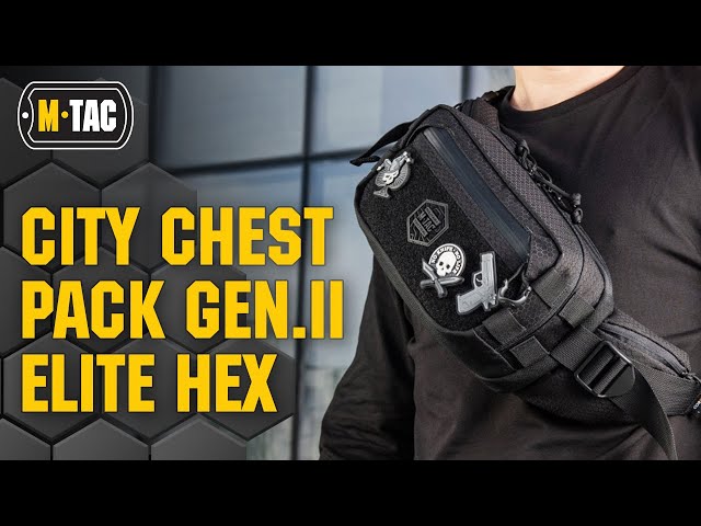 EDC сумка M-TAC WAIST BAG ELITE HEX MULTICAM BLACK 