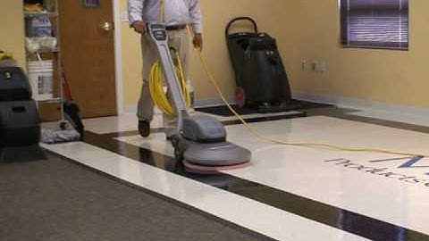 Floor Maintainers Part 8- Using a UHS Burnisher with Mop On Restorer