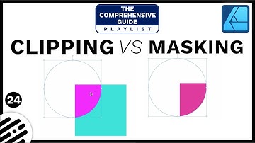 Affinity Designer Tutorial: Clipping vs Masking
