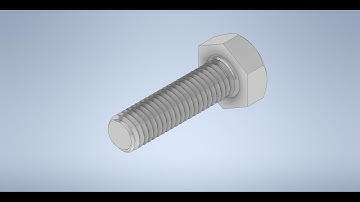 3D Modelling a Bolt on Autodesk Inventor 2021