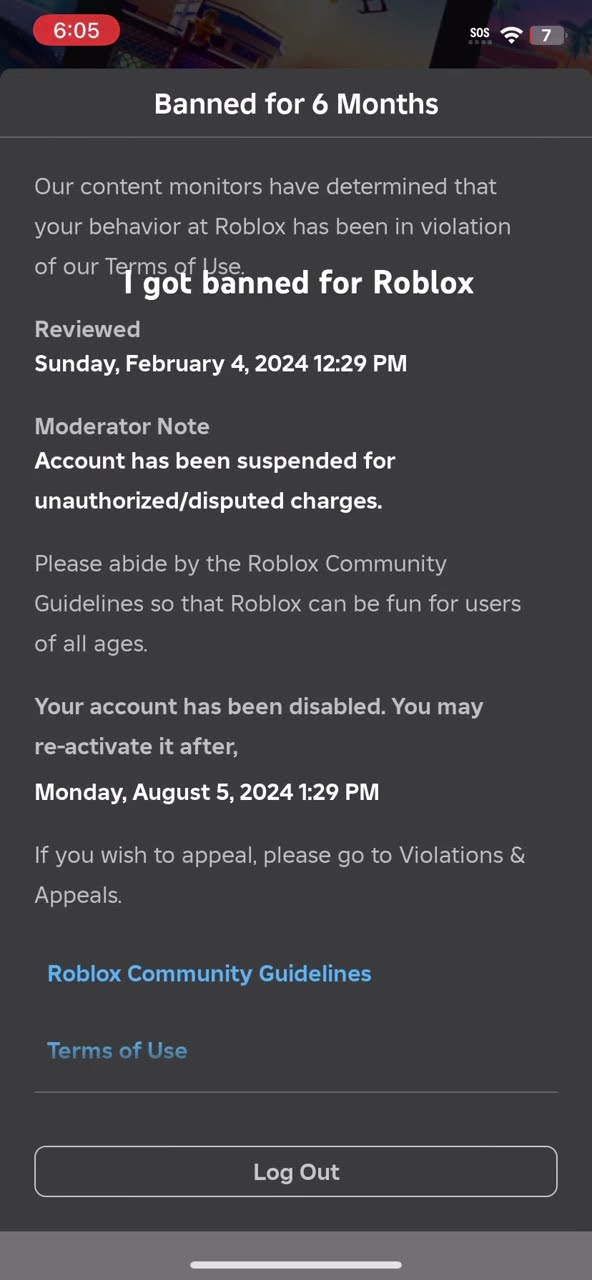I Got Banned For Roblox It 6 Months Later YouTube Oar2 