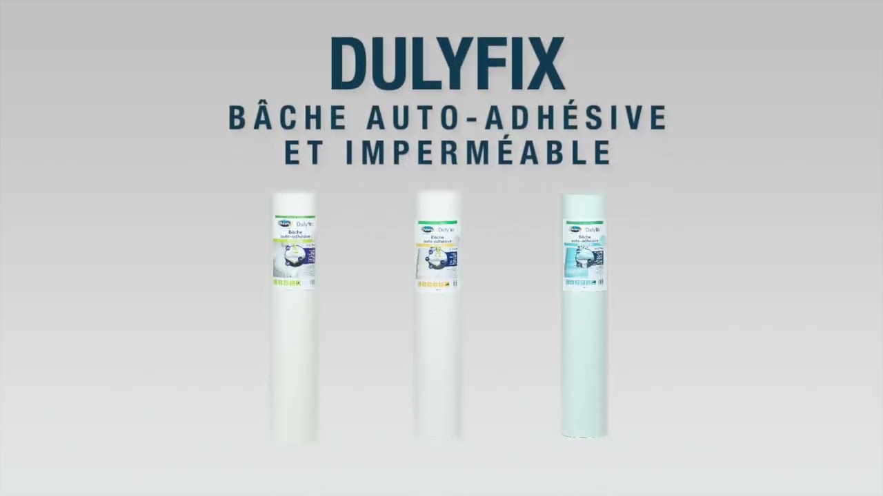 Bâche de protection auto adhésive OUTILFIX 130g haute adhérence sur  escalier et sols 1m x 25m 