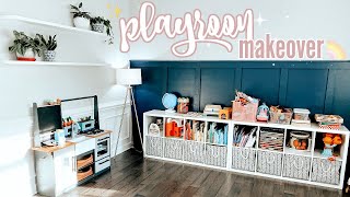 PLAYROOM MAKEOVER | DIY BATTEN BOARD WALL | MORE WITH MORROWS