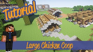 Minecraft Tutorial - Small Chicken coop and Farm Designs/ideas This Minecraft Tutorial Shows you how to build a small chicken 