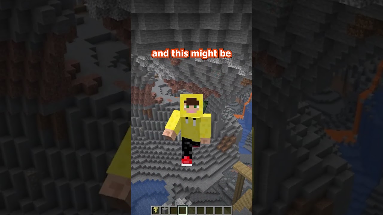 minecraft added sulfur dripstone??? #minecraft