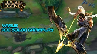 League of legends | Varus adc gameplay