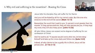Christian Response to the Problems of Evil and Suffering - Part 2