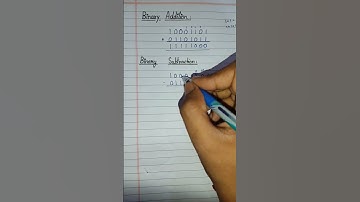 Binary subtraction//how to subtract two binary numbers// #math #logicgates #computerscience