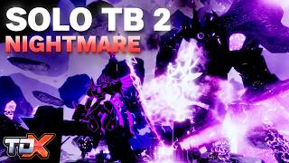TDX x TB 2 SOLO Nightmare Mode | (No Power Ups, No Rewinds) | TDX x Tower Battles Part 2 Event