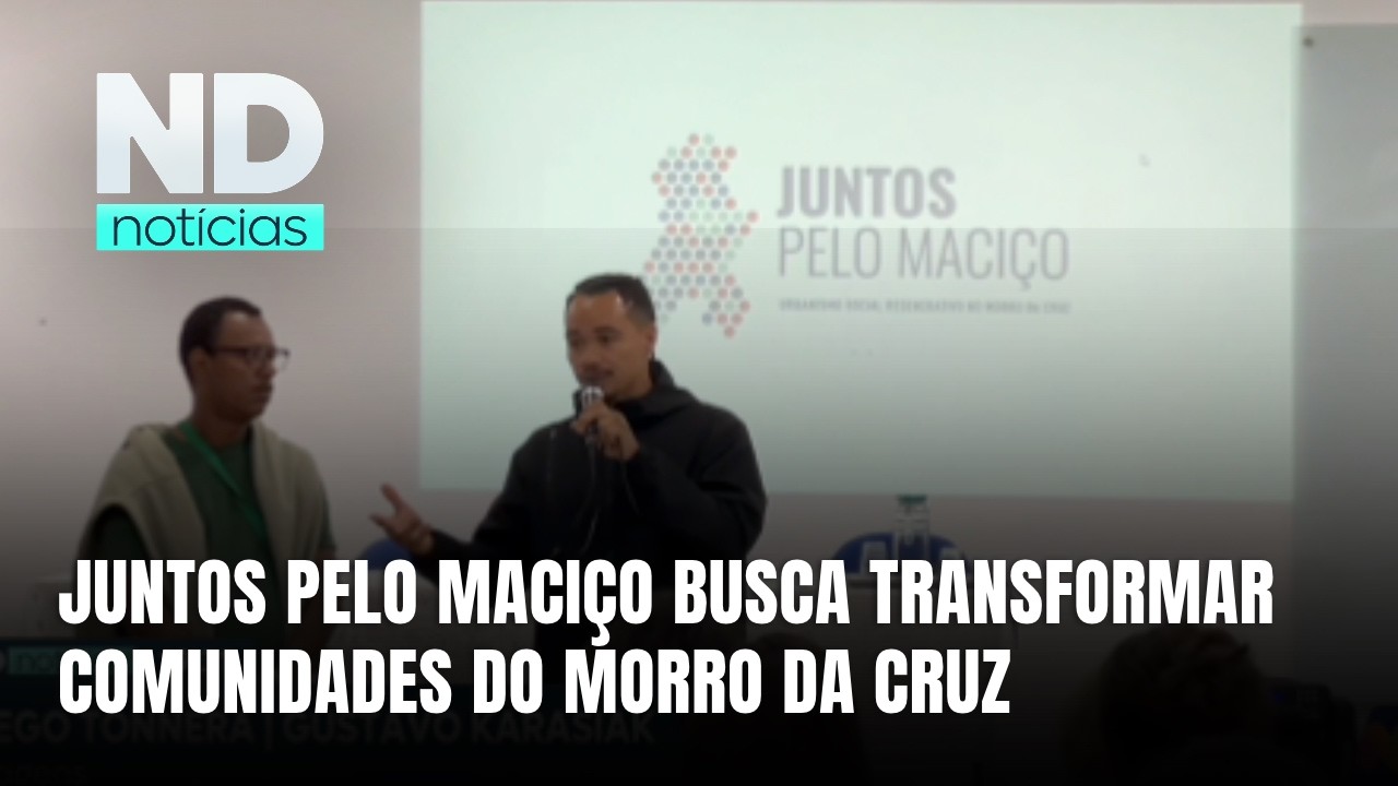 Inspirado em Medellín, projeto quer mudar realidade do Maciço em Florianópolis