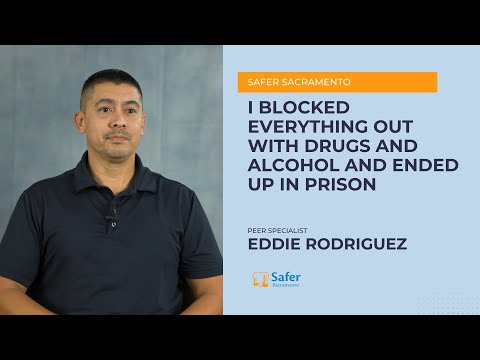 I blocked everything out with drugs and alcohol and ended up in prison