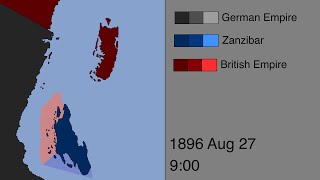 Anglo-Zanzibar War : Every Minute