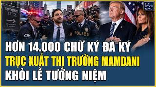Một bản kiến ​​nghị có chữ ký 14.000 thân nhân các nạn nhân kêu gọi cấm MAMDANI THAM DỰ LỄ TƯỞNGNIỆM