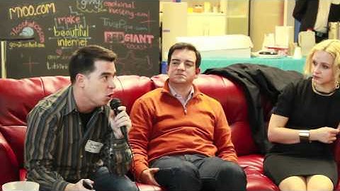 Alex Peake pitching Code Hero at Funders and Founders