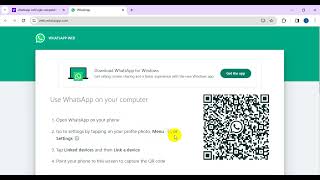 How to connect you're whatsapp web to you're pc? screenshot 2