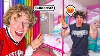 Surprising My BEST FRIEND With a DREAM ROOM MAKEOVER |Lev Cameron