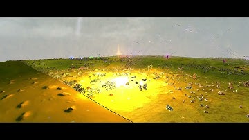 Beyond All Reason Scavenger AI Endless vs 3 BARBARIAN AI