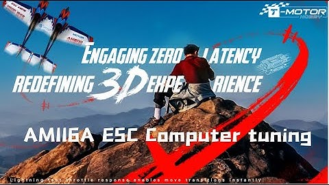 T-MOTOR HOBBY AM116A ESC Computer Tuning