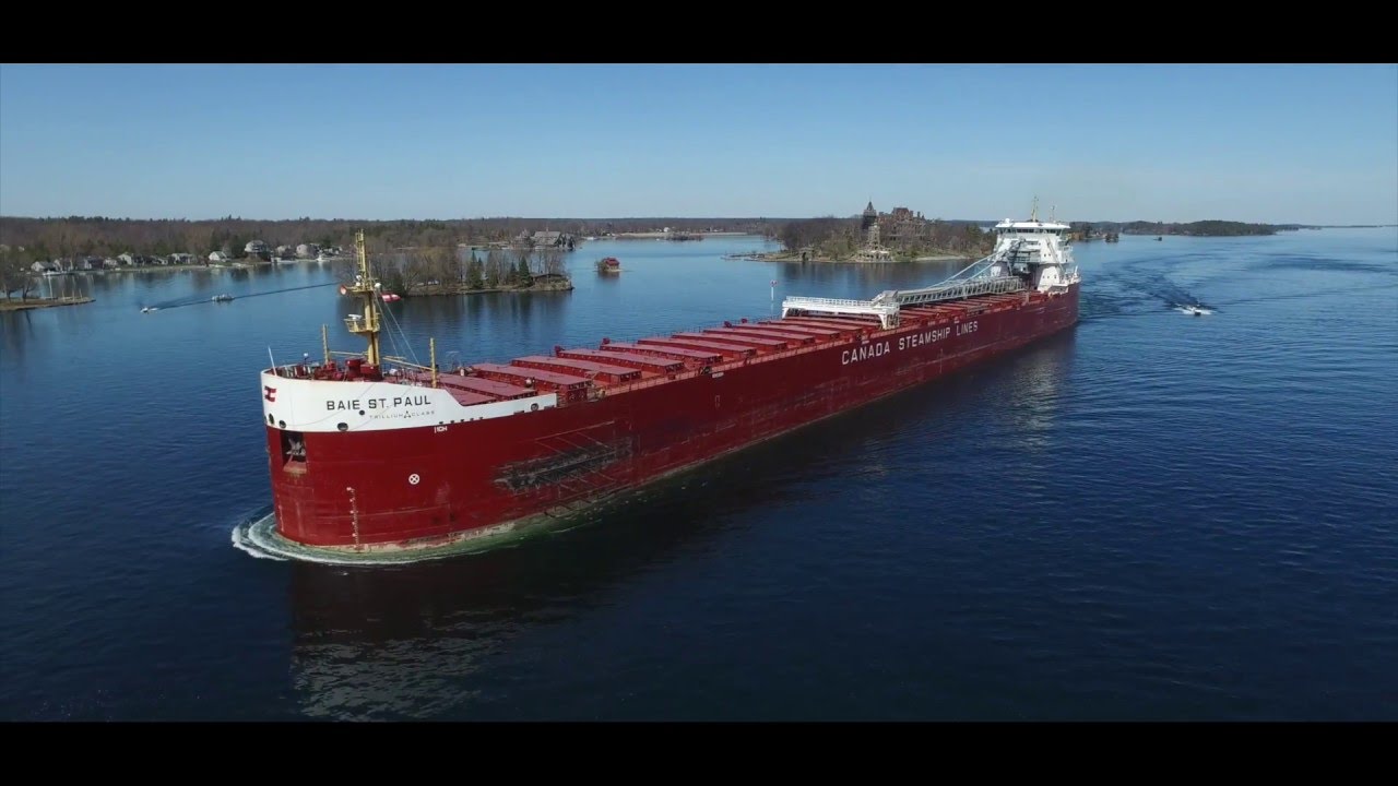 Baie St. Paul Canada Steamship Lines Freighter 1000 Islands St