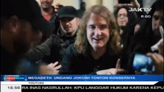 Megadeth Undang Jokowi Tonton Konsernya
