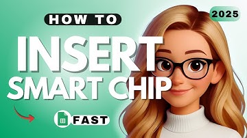 How to Insert File Smart Chip in Google Sheets