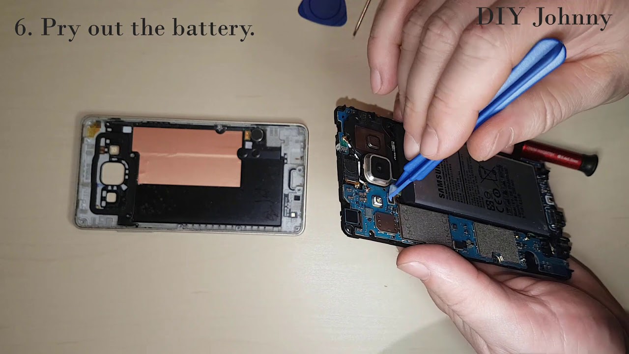 Samsung GALAXY A5 2015 Battery Replacement - YouTube